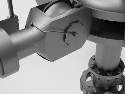 Helicopter propeller  3D model purchase