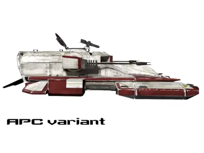 TX 130 Saber-class Fighter Tank The Clone Wars 3D model