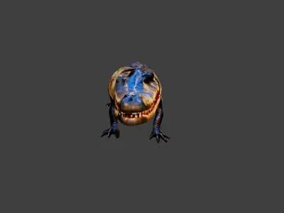 Crocodile Low-poly 3D model purchase