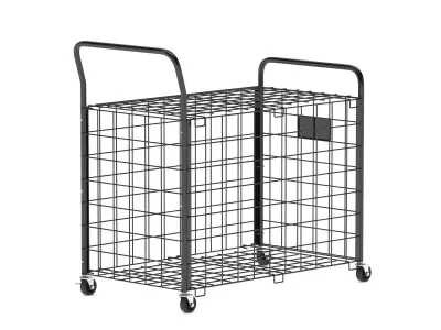 Handball Portable Ball Cage Trolley 3D model