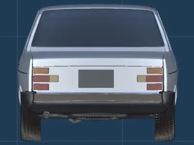 Free Old Car Model Free 3D model