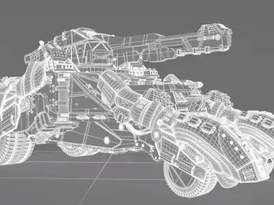 High Resolution Tank 3D model