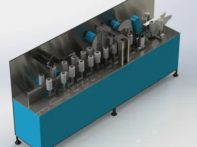 Fish Filleting Machine 3D model