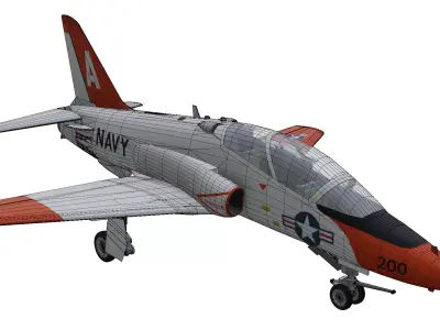 McDonnell Douglas T-45 Goshawk Low-poly 3D model