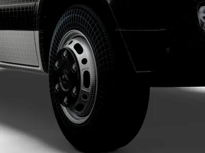 Dodge Sprinter Van 2009 wheel 3D model
