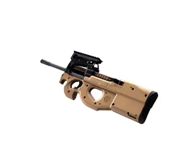 FN P90 rifle  3D model