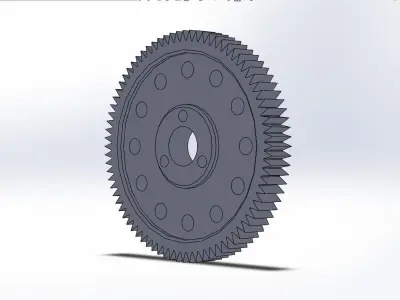 V8 basic showcase 3D model