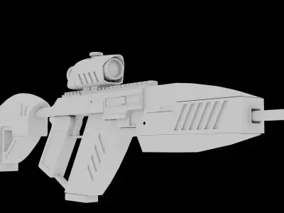 XR 15 ASSAULT RIFLE 3D model