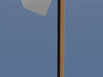 Cartoonish medieval melee weapons bundle Low-poly 3D model