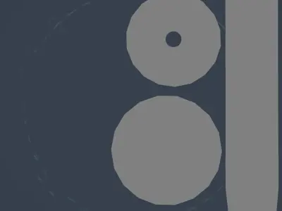 Nails metal nail 3D model