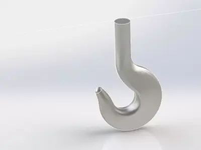 DIN15401 NR63 HOOK 3D model