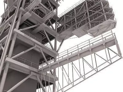 Industrial Tower 3D model by 3D-Horse