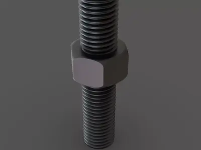 Nut Bolt 3D print model