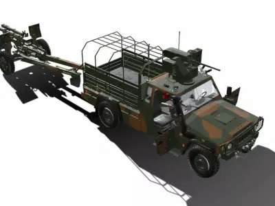 agrale marrua 4x4 Low-poly 3D model