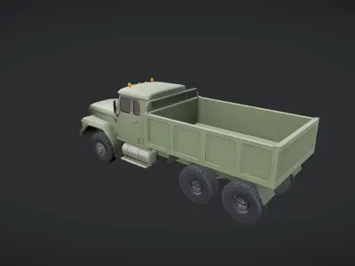 military cargo truck 3D model purchase