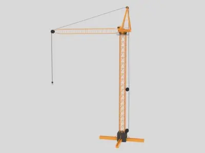 Crane construction 3D model purchase
