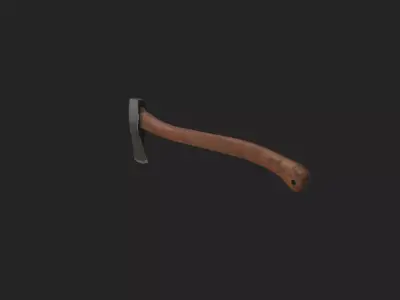 Axe 3D Model 001 Low-poly 3D model purchase