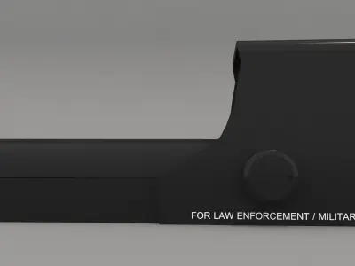 Holographic Sight Scope  Low-poly 3D model