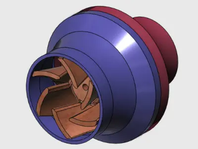 Water pump Free 3D print model