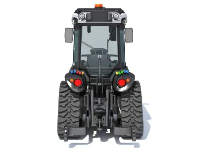  Articulated Tracked Tractor with Rubber Tracks 