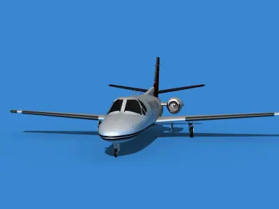 Cessna Citation 550 II Bravo V05 3D model