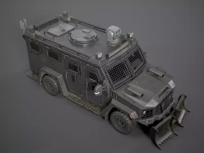 Armored Tactical Type 1 Game Ready  Low-poly 3D model