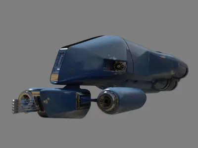 Starship TAS-1 3D model