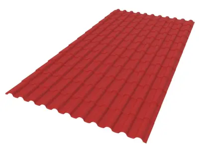 Roof tile standard Free 3D model