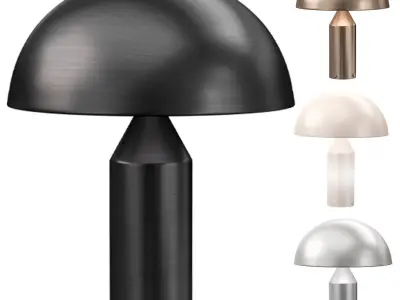  Oluce Atollo table lamp Low-poly 3D model