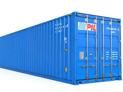 40 feet PIL standard shipping container 3D model