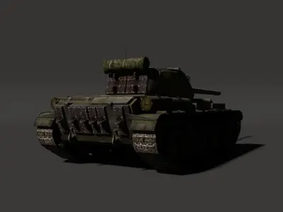 military vehicle Low-poly 3D model by milnat2000