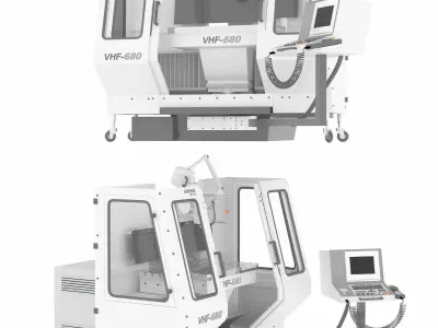 Milling machine VHF-680 3D model