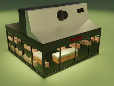 House Model Low-poly 3D model
