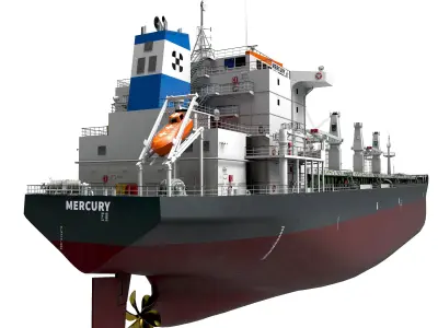Bulk carrier  3D model