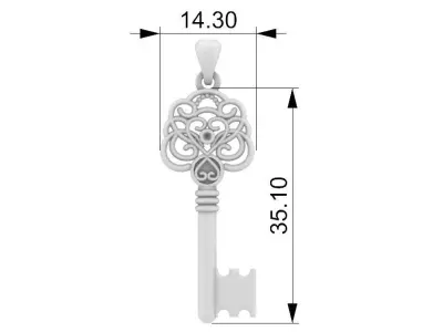 Key Chave Pendant 3D print model