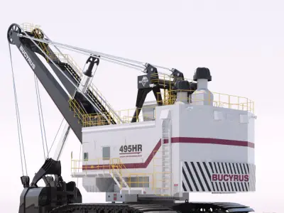 Bucyrus 495HR 3D model