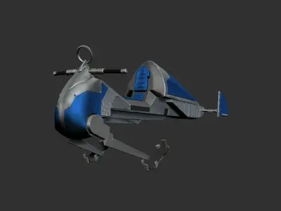 geonosian speeder custom 3D print model