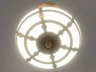 Ceiling Light- Low Poly 3D model