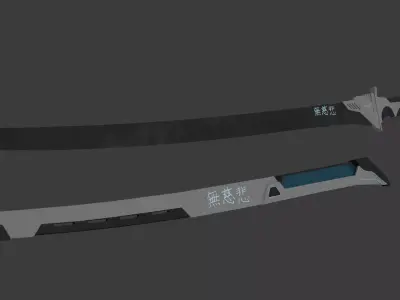 Katana - Game Ready - 4k PBR Free low-poly 3D model