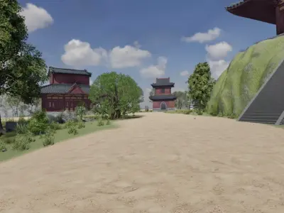Mountain Village 3D model get