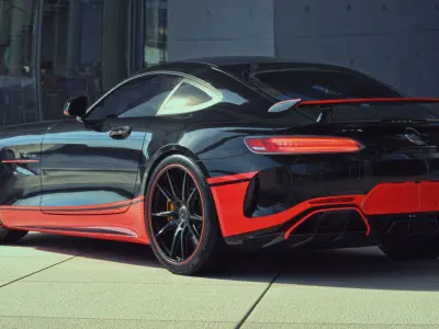 Mercedes Benz Amg GTR 2016 Drift Transformers The Last Knight 3D model