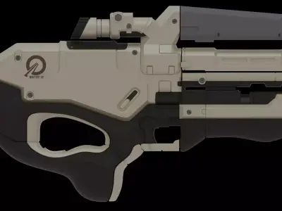 FXB M-96 Mattock 3D model
