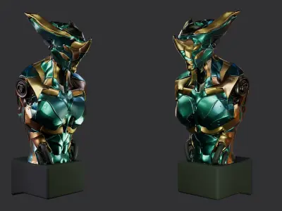Robot elephant wip 3D model