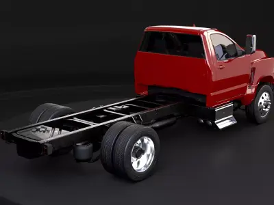 Generic Medium-Duty US Truck 3D model