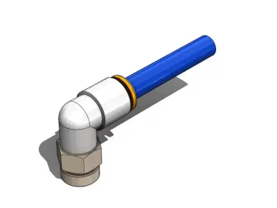 Conexao Rapida SMC KQ2L06 U01A Quick Connection 3D model