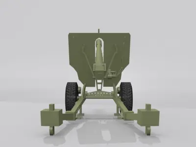 OTO Melara model 56 Low-poly 3D model