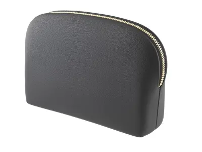 Cosmetic Leather Bag 3D model