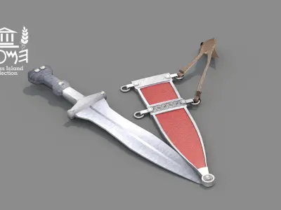 Praetorian Soldiers Knife 3D model