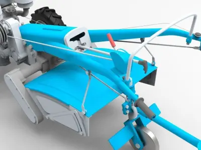 3D Design Model of Garden Tractor 3D model