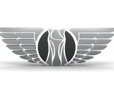 LEVC logo 3D model